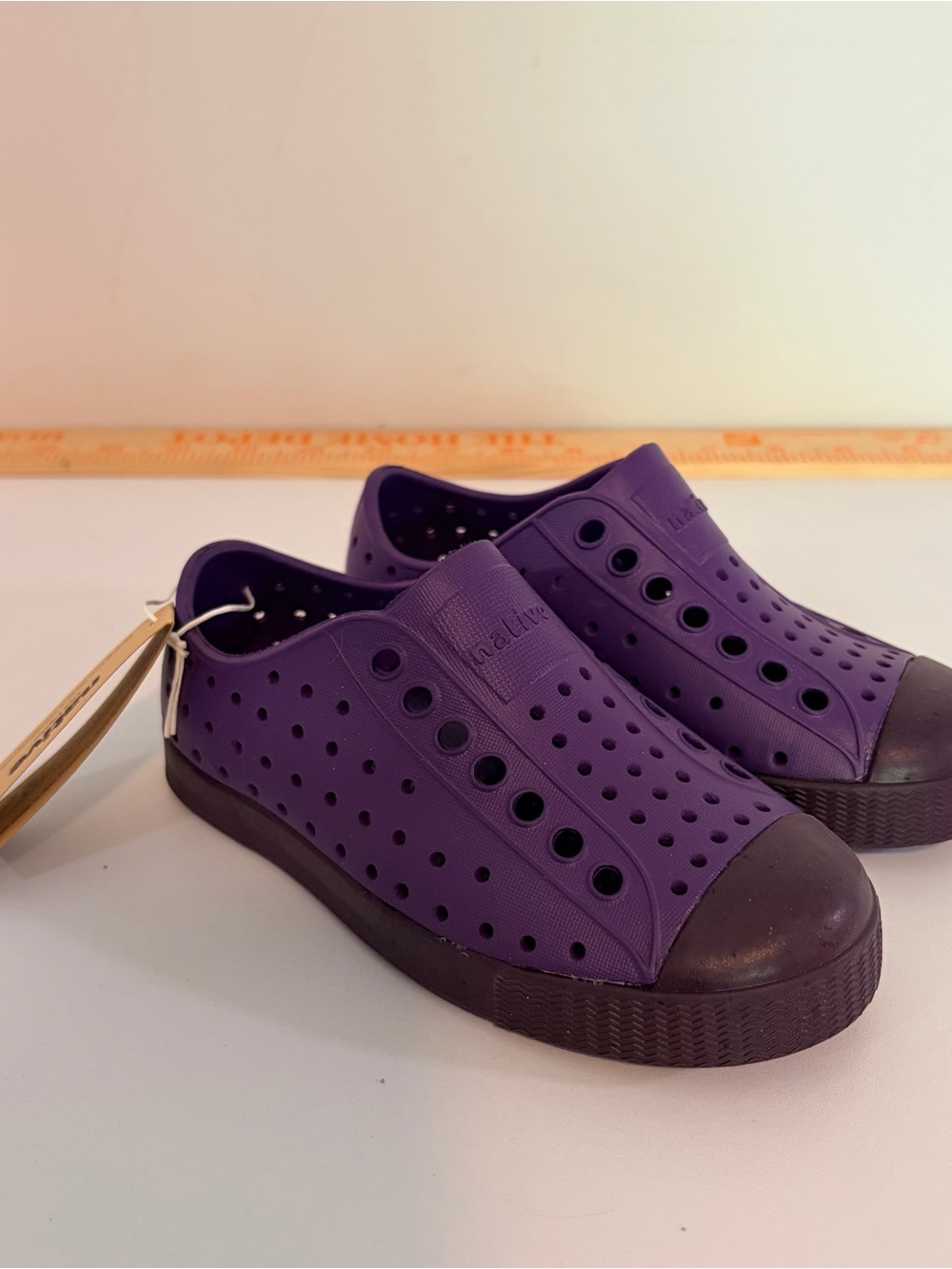 Native Jefferson Bloom Children Shoes, Plum Purple C9